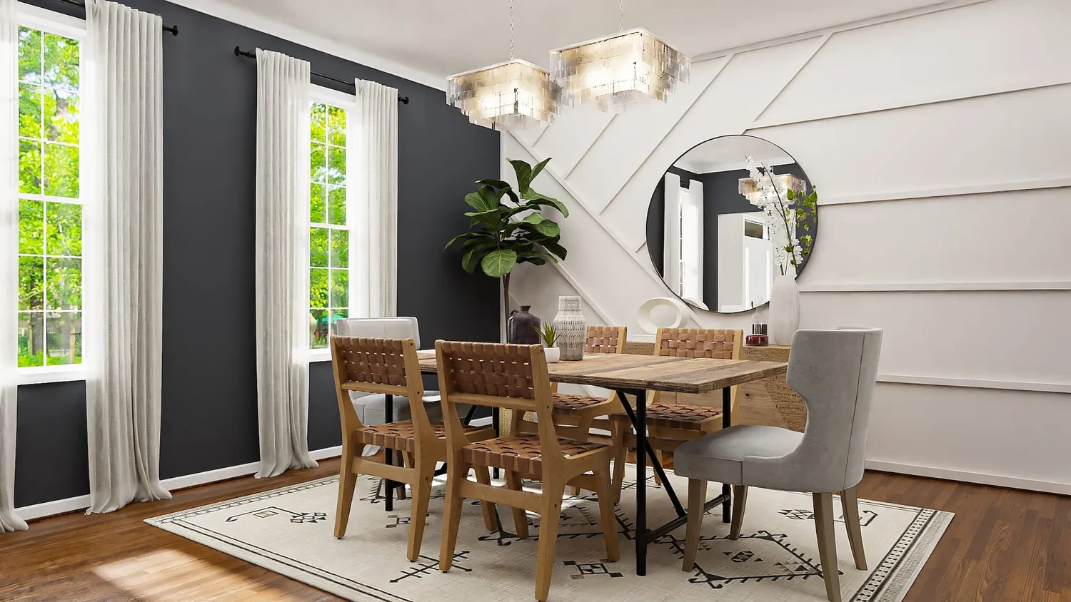 Decorative finish carpentry and interior design inspiration
